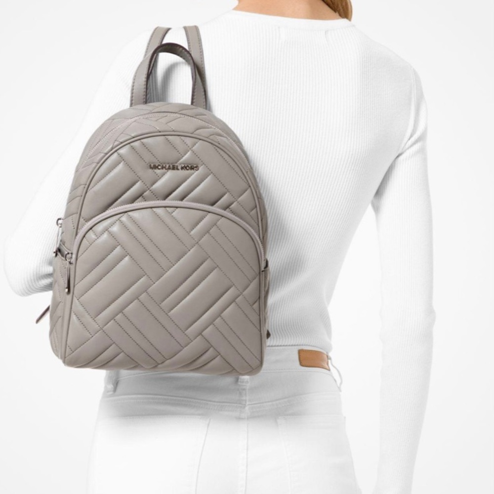 Michael Kors Abbey Quilted backpack bag